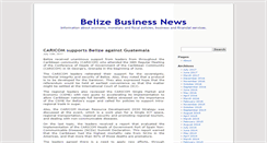 Desktop Screenshot of belize-business-news.offshore-journals.com